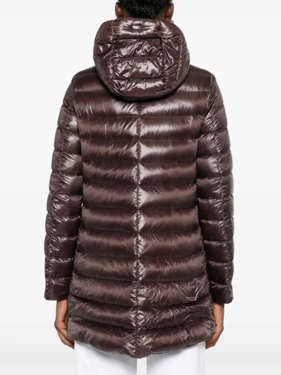26FW 에르노 A 쉐입 나일론 울트라라이트 리조트 다운 자켓 PI00133DR 12017Z8810 Brown - HERNO