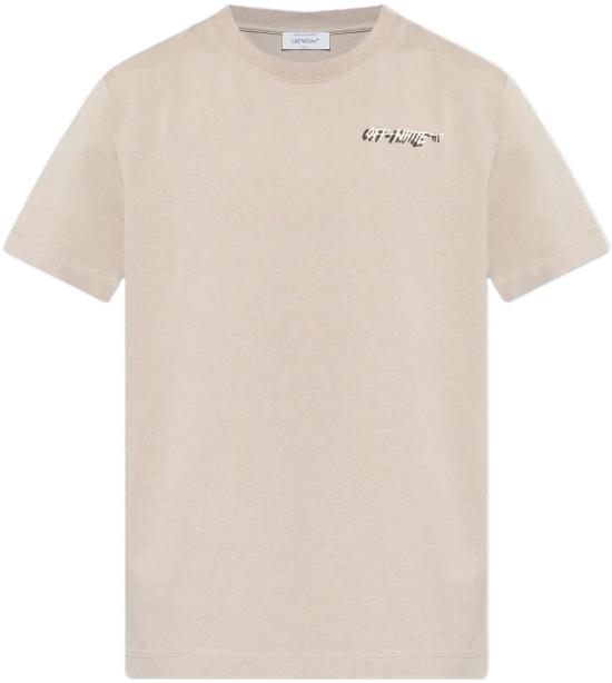 26SS 오프화이트 탑 OFFLOGOSSSLIMTEE44MAA027S26J00A250 BEIGE