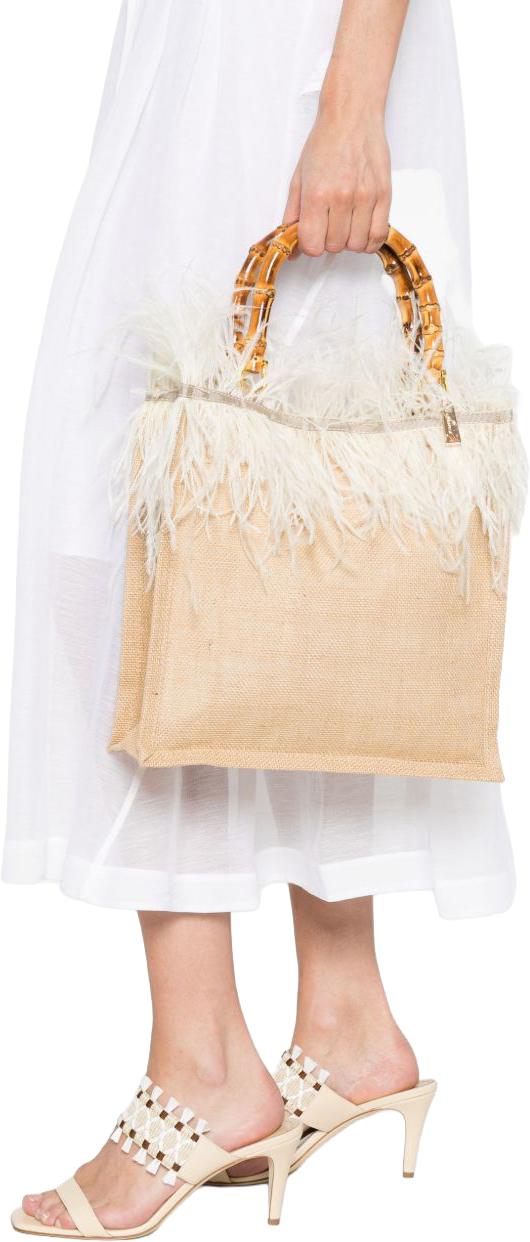 26SS 라밀라네사 토트백 VIOLMPPANNA BEIGE - LA MILANESA