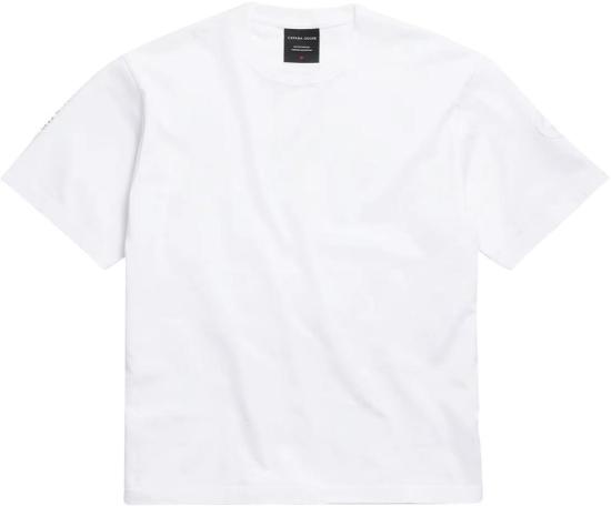 26SS 캐나다구스 탑 NOVOTSHIRTTDOPTICWHITEBLANCOPTIQUE