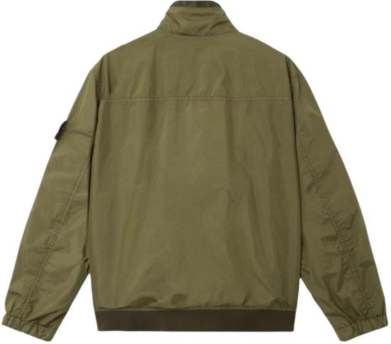 26SS 스톤 아일랜드 크링클 랩스 NY 자켓 윈드 레지스턴스 앤 안티 드롭 L1S154100111S0A23V005G DONKERGREEN - STONE ISLAND