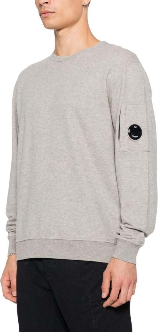26SS 씨피 컴퍼니 라이트 플리스 크루넥 스웨트셔츠 RCCMSS711A002246GM94 LICHTGREY - C.P. COMPANY