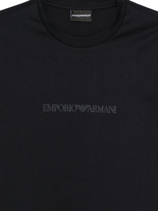26SS 엠포리오 아르마니 긴팔 셔츠 EM004584AF13669MB563 BLACK - EMPORIO ARMANI