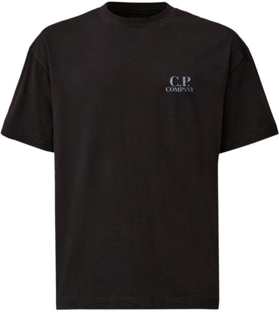 26SS 씨피 컴퍼니 30/1 저지 숏슬리브 로고 티셔츠 20CMTS086A005100W888 BLACK