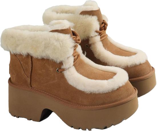 25FW 어그 부츠 ESMEELACEUPBOOTSLIGHTBROWN BEIGE - UGG