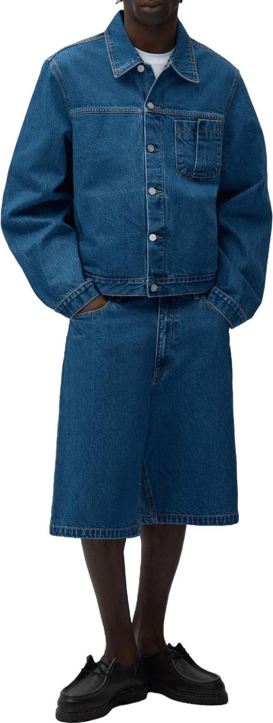 26SS 아르떼 앤트워프 숏팬츠 ROUNDPOCKETDENIMSHORTSRAWDENIM BLUE - ARTE ANTWERP