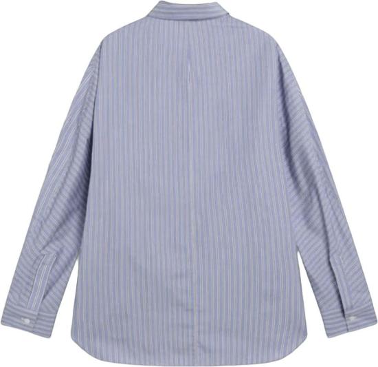 26FW 지방시 긴팔 셔츠 GIVENCHYBM615816PL131COUTURESEAMLONGSLEEVESHIRTLONGSLEEVESHIRTSBLUEDESSIN LICHTBLUE - GIVENCHY