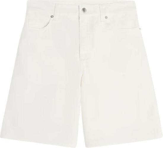 26SS 메종키츠네 숏팬츠 QW01401WD40240443 WHITE