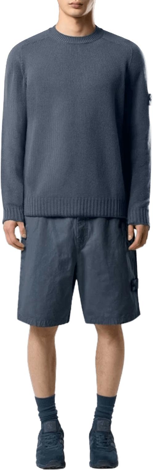 26SS 스톤 아일랜드 숏팬츠 SIGHOSTCOTTONLINENCANVASSHORTSSLATEBLUL1S15L100003S0F36V002E BLUE - STONE ISLAND