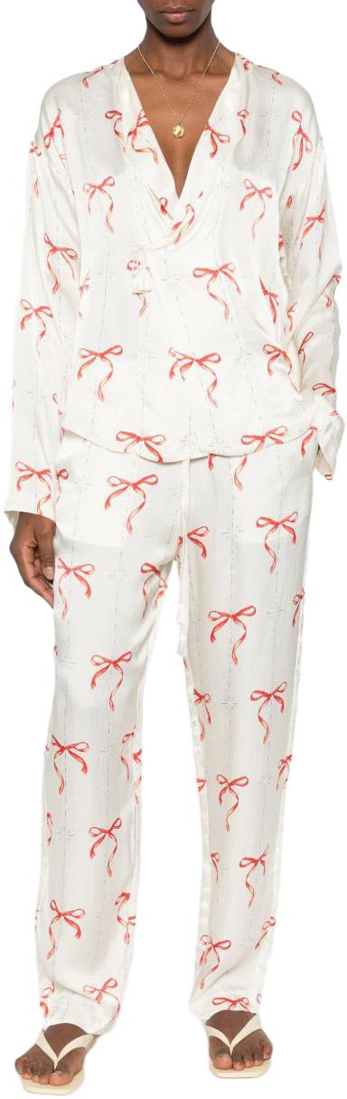 26SS 포르테포르테 트레이닝/조거 팬츠 14913MYPANTSROUGE WHITE - FORTE FORTE