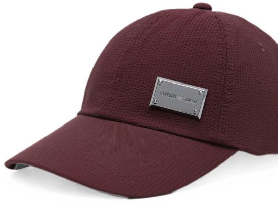 26FW 엠포리오 아르마니 모자 EM007023AF28011UA331 MAROON - EMPORIO ARMANI