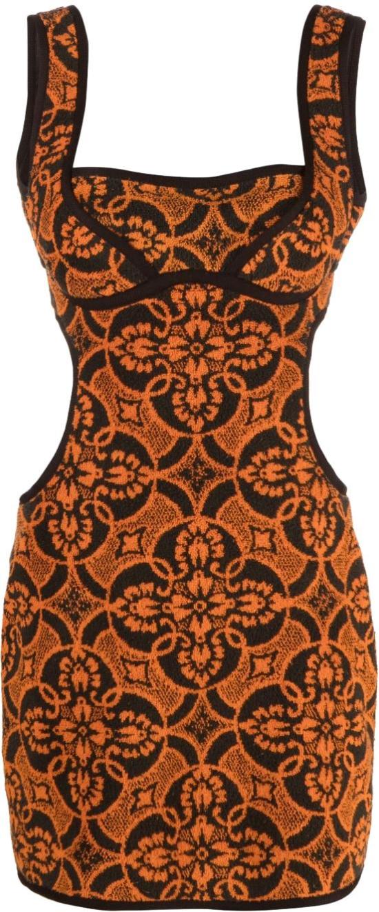 마린세르 숏 원피스 D188SS23WWOVCO000503 ORANGE