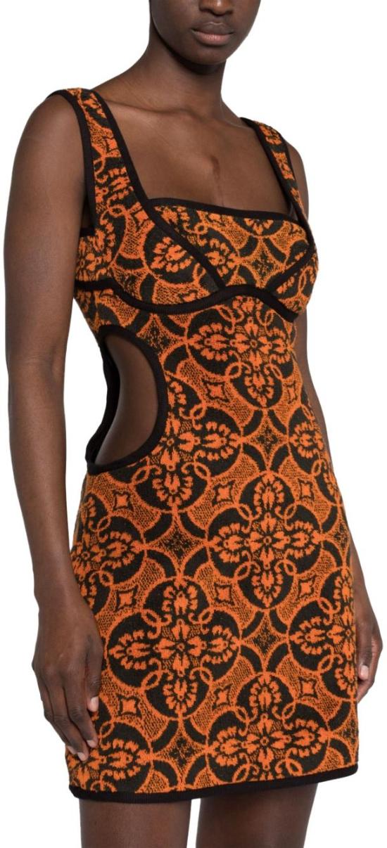  마린세르 숏 원피스 D188SS23WWOVCO000503 ORANGE - MARINE SERRE