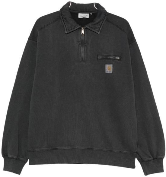 26SS 칼하트 하프 집 디트로이트 스웨트셔츠 I0363508906 DONKERGREY