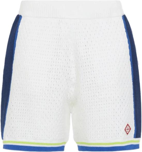 26SS 카사블랑카 숏팬츠 CROCHETSHORTS WHITE