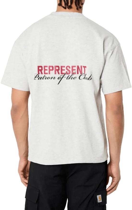 26SS 리프레젠트 탑 PATRONOFTHECLUBTSHIRTCREAMMARL WHITE - REPRESENT