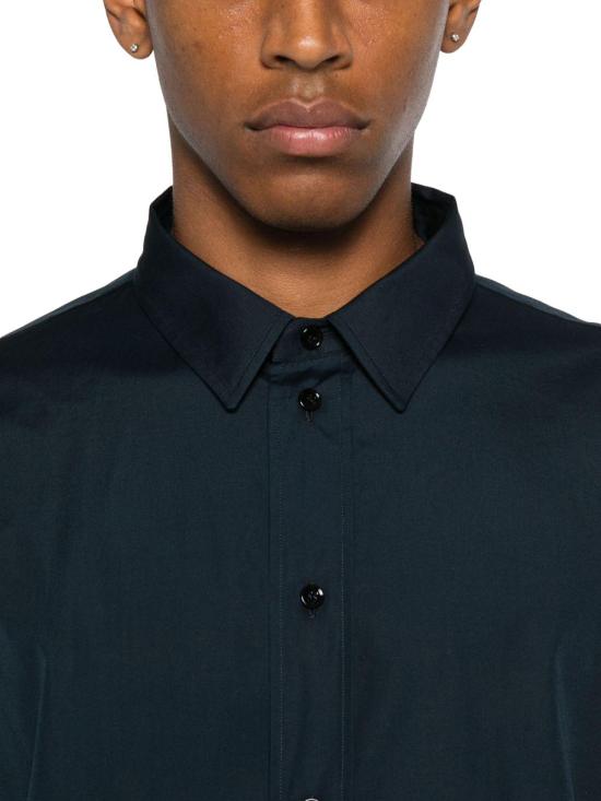 25FW 생로랑 긴팔 셔츠 848033Y2M214102 NAVY - SAINT LAURENT