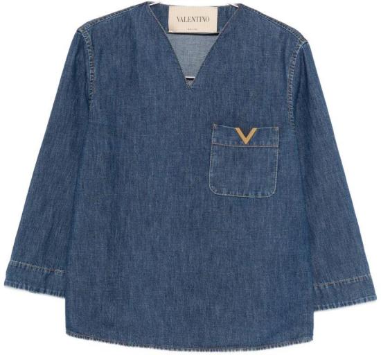 26SS 발렌티노 가라바니 블라우스 BDB03L9YA558 BLUE