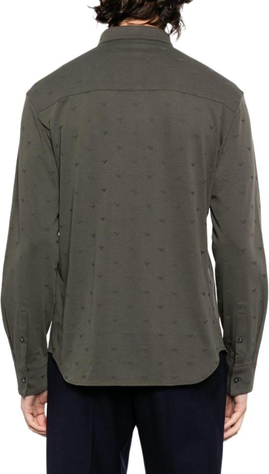 26SS 엠포리오 아르마니 셔츠 EM005446AF10762F8248 DONKERGREEN - EMPORIO ARMANI