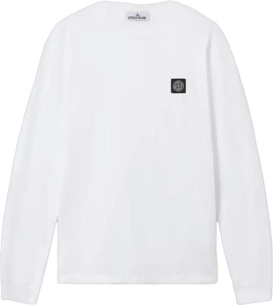 26SS 스톤 아일랜드 긴팔 셔츠 602COTTONJERSEYTSHIRTWHITEL1S152100031S0013V0001