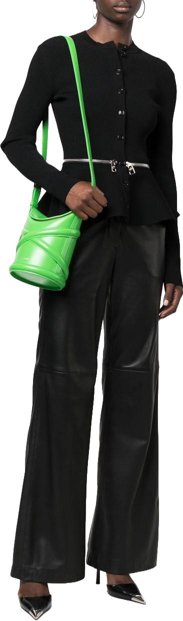  알렉산더 맥퀸 크로스백 6564671YB423800 LIME - ALEXANDER MCQUEEN