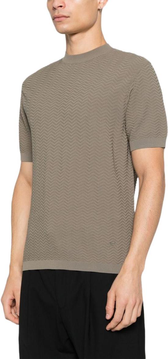 26SS 엠포리오 아르마니 스웨터 EM004671AF23759U6183 TAUPE - EMPORIO ARMANI