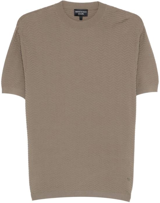 26SS 엠포리오 아르마니 스웨터 EM004671AF23759U6183 TAUPE