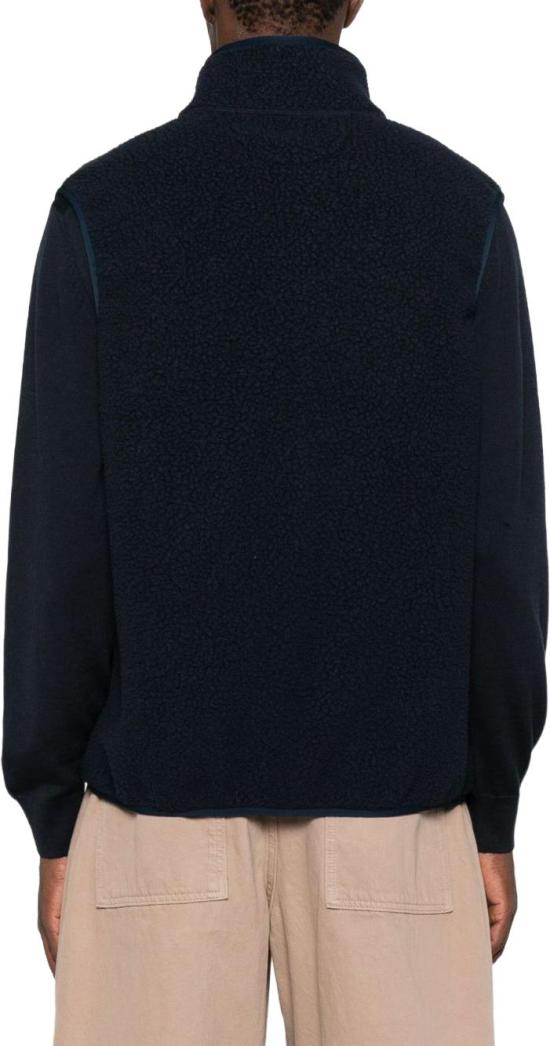 25FW 메종키츠네 캐주얼 플리스 베스트 PM02137WM2031P480 NAVY - MAISON KITSUNE