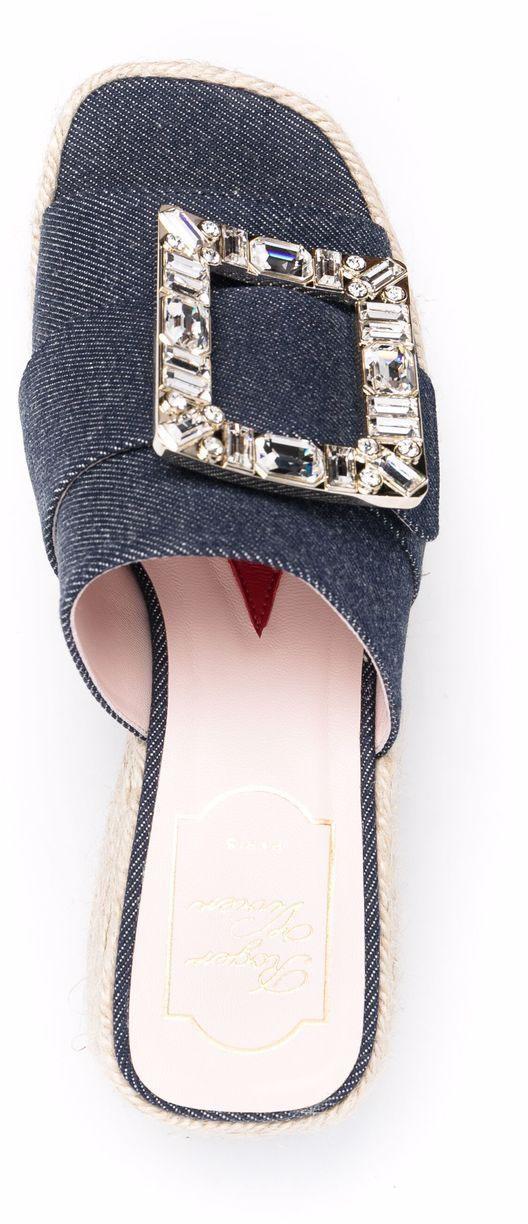  로저비비에 뮬/슬리퍼 RVW61931050EMNU820 NAVY - ROGER VIVIER