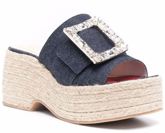  로저비비에 뮬/슬리퍼 RVW61931050EMNU820 NAVY - ROGER VIVIER