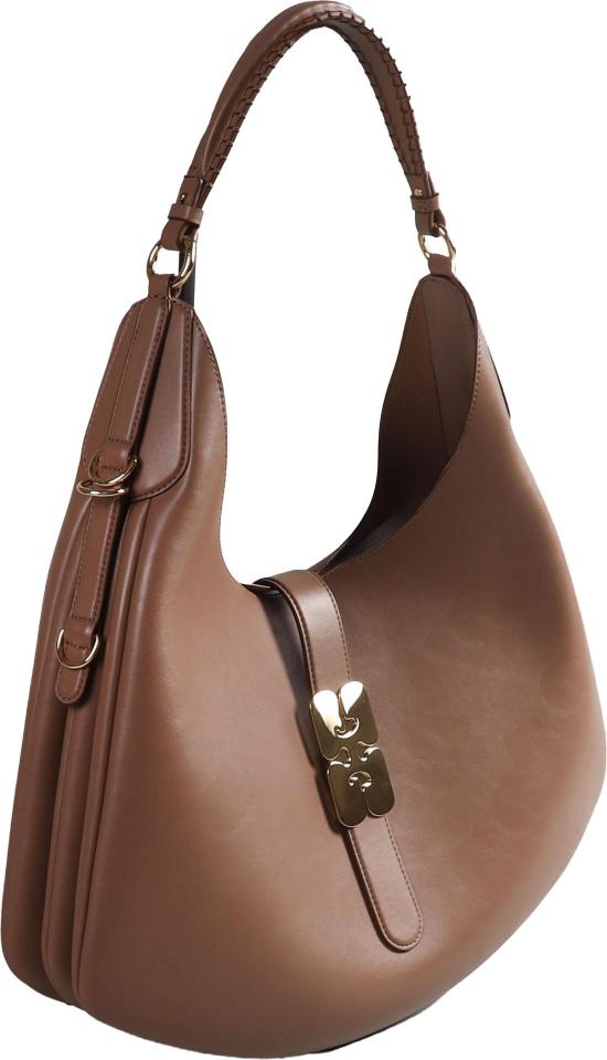 26SS 가니 숄더백 KATLARGESCHOUDERTAS BROWN - GANNI