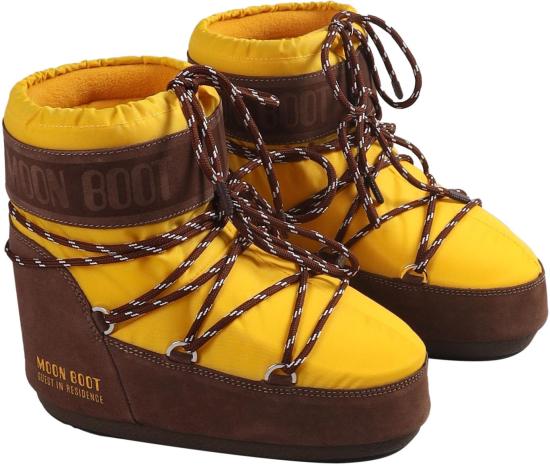 25FW 문부츠 부츠 XGUESTINRESIDENCEICONLOWNYLON YELLOW - MOON BOOT