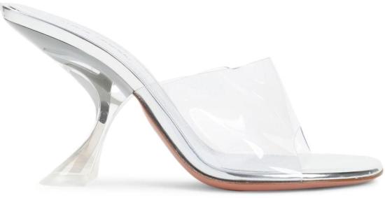 25FW 아미나 무아디 뮬/슬리퍼 14S363531TAYTRANSPARENT SILVER