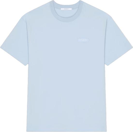 26FW 지방시 반팔 티셔츠 REGULARFITTSHIRT LICHTBLUE