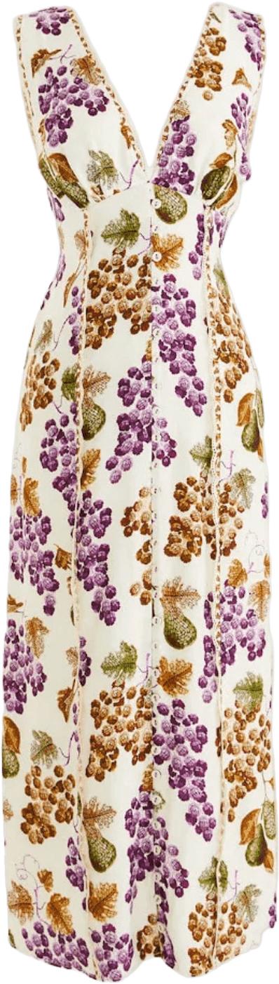 26SS 팜 리오 미디 원피스 FARMRIOGRAPEGARDENSLEEVELESSMIDIDRESS34459126050 DIVERS