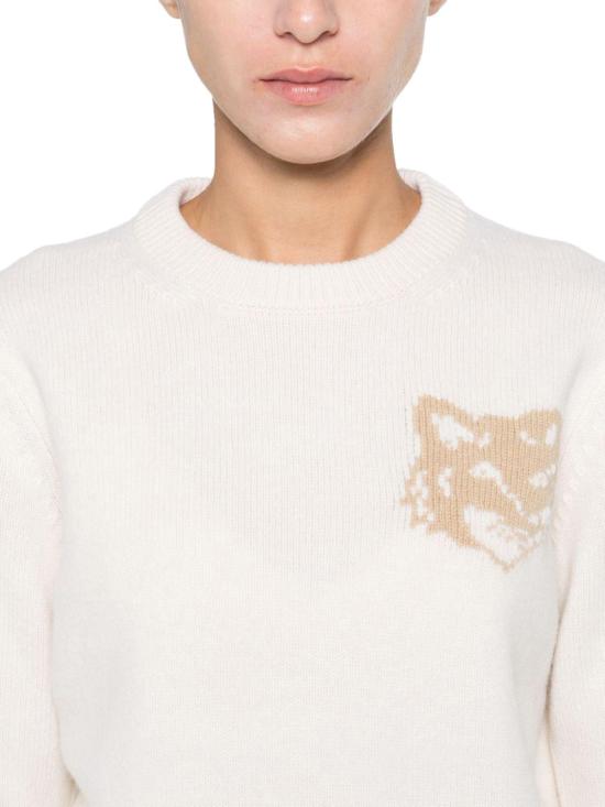 25FW 메종키츠네 니트웨어 3700794702285 WHITE - MAISON KITSUNE