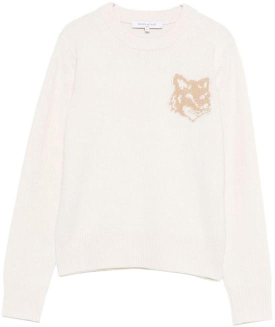 25FW 메종키츠네 니트웨어 3700794702285 WHITE