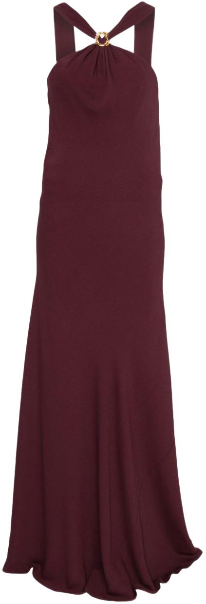 26SS 포르테포르테 롱 원피스 14884MYDRESSRUBY MAROON
