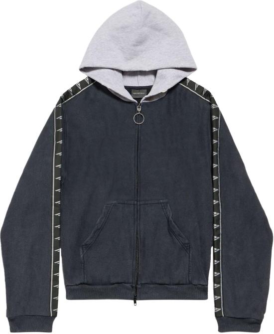 26SS 발렌시아가 니트 베스트 LARGETRACKSUITJACKET DONKERGREY