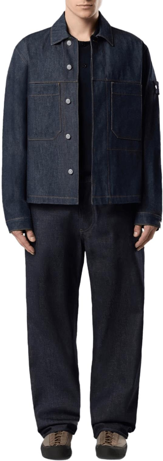 26SS 스톤 아일랜드 데님 팬츠 INDIGODENIMRAWJEANSBLUERAWL1S14J100006S00J8VJ200 NAVY - STONE ISLAND