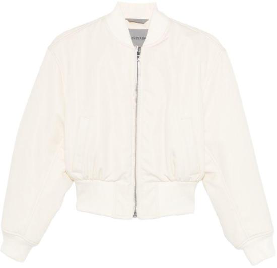 26SS 발렌시아가 봄버 자켓 872303TTO299002 WHITE
