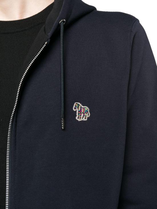 26SS 폴 스미스 레귤러핏 지브라 후드 집업 M2R360RKZEBRA49 NAVY - PAUL SMITH