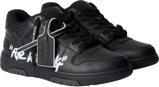 26FW 오프화이트 스니커즈 OFFWHITEOMIA189C9L01A1001OUTOFOFFICEFORWALKINGSNEAKERSSNEAKERSBLACK - OFF WHITE