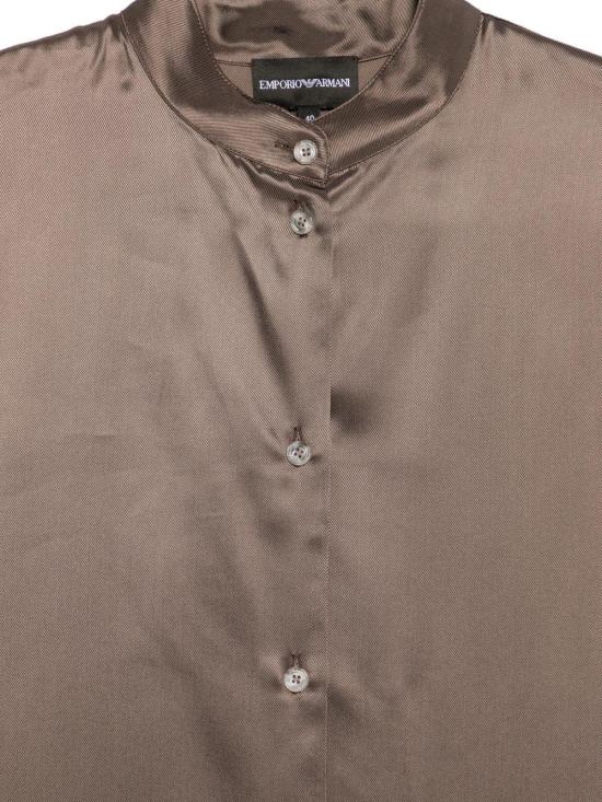 26SS 엠포리오 아르마니 블라우스 EW003621AF21547U6128 TAUPE - EMPORIO ARMANI