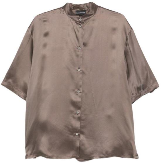 26SS 엠포리오 아르마니 블라우스 EW003621AF21547U6128 TAUPE