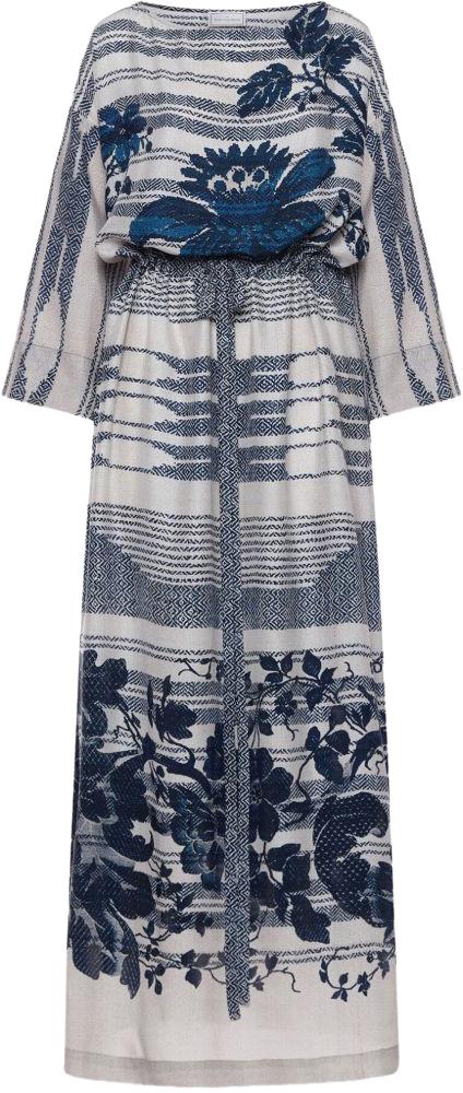 26SS 피에르루이마샤 롱 원피스 TETRISSVAB12178518104101 NAVY