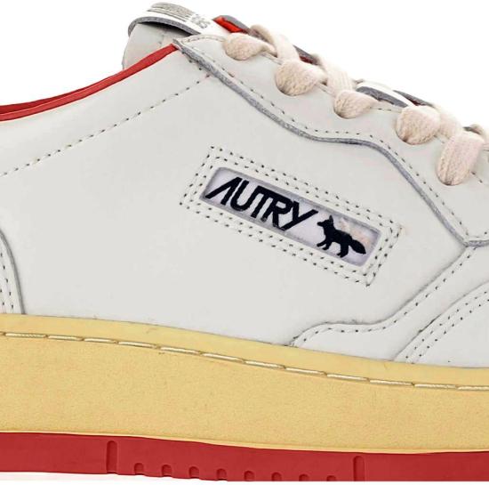 25FW 오트리 메달리스트 로우 스니커즈 AULMMK02 WHITE - AUTRY