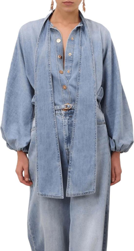 26FW 짐머만 블라우스 INDRADENIMDASBLOUS LICHTBLUE - ZIMMERMANN