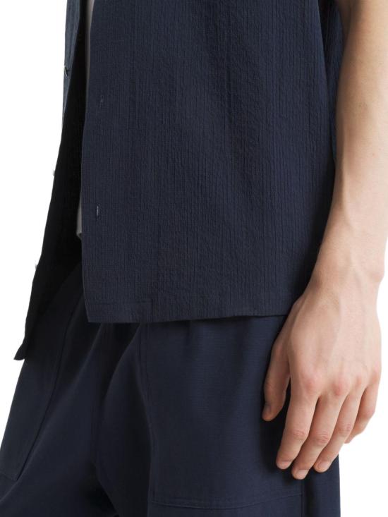 26SS 메종키츠네 셔츠 QM00407WC50820413 NAVY - MAISON KITSUNE