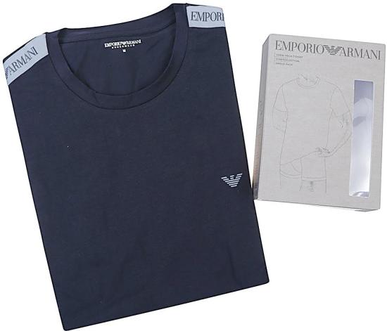 25FW 엠포리오 아르마니 탑 EM000384AF10779MB433 NAVY